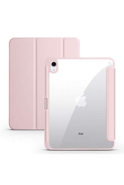iPad (A16) 11-inch pink Case For iPad 10 2022 10th Generation 10.9 Clear Hard PC Back Shell Funda Ca