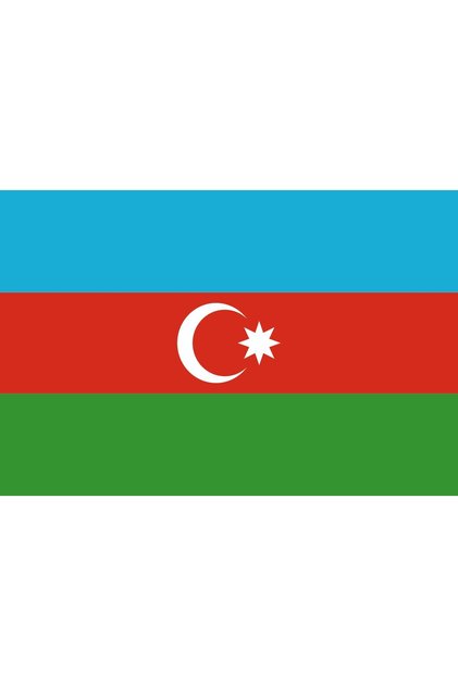 Azerbaycan Bayrağı 100x150 cm Raşel Kumaş