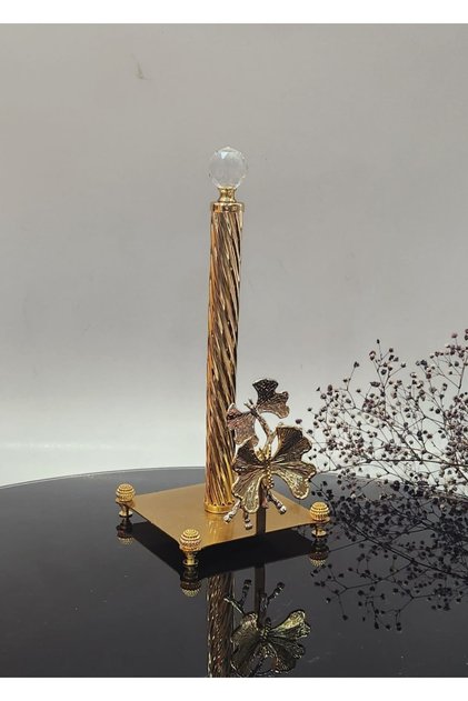 Square Paper Towel Holder with Butterfly
