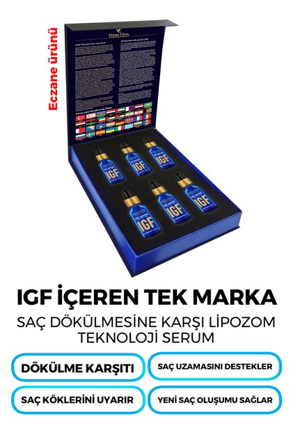 Saç Dökülmesine Karşı Igf Ve Procapil Içerikli 6 Aylık Serum Seti