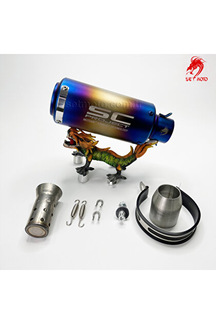 setmoto Sc Racıng - Performans Egzos Eksos - 3 Renklı