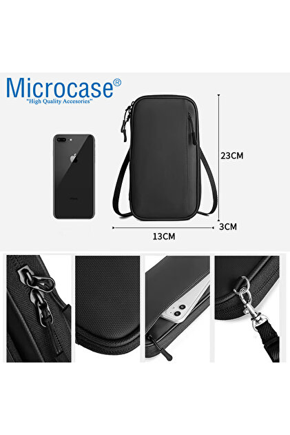 Microcase Unisex Su Geçirmez Çok Amaçlı Seyehat Pasaport Çok Gözlü