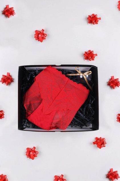 Women's Heart Detailed Lace Panties