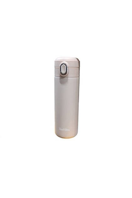 Krem Paslanmaz Çelik Termos 400ml