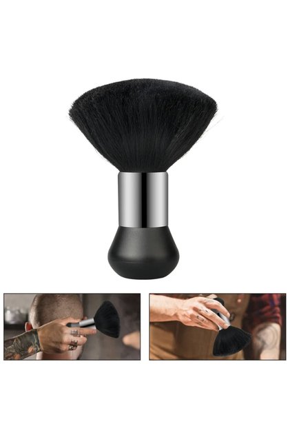 Berber/Hairdresser Ense Brush with Knob / Bristle Cleaning Brush Colorful