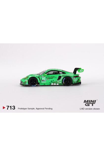 mini gt Porsche 911 GT3 R #80 GTD AO Racing 2023 IMSA Sebring 12