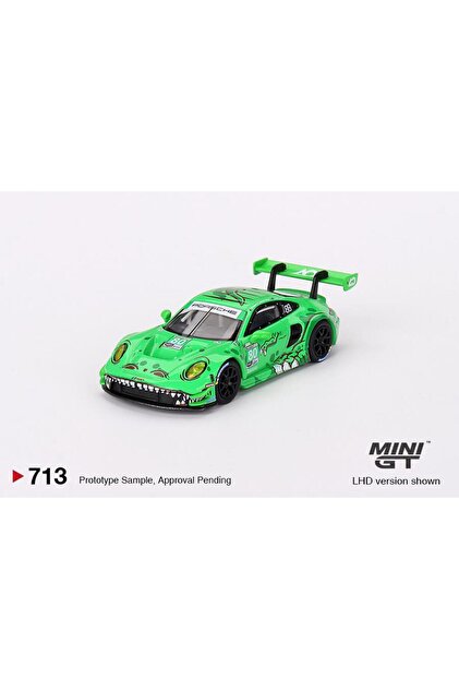 mini gt Porsche 911 GT3 R #80 GTD AO Racing 2023 IMSA Sebring 12