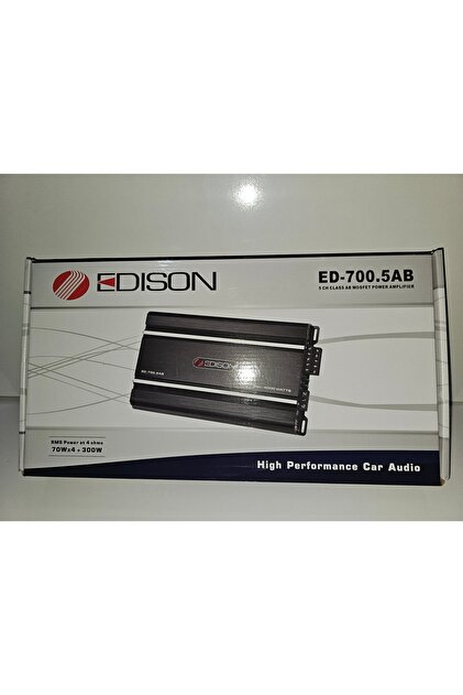 Edison 5 kanal amfi 70.4 5.300 modeli bas kontrollü - Fiyatı