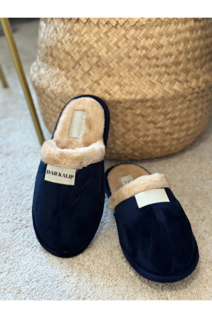 Unisex Soft Soled Fluffy Warm Lined Home Garden Bundle Slippers Winter Slippers (Narrow Fit)
