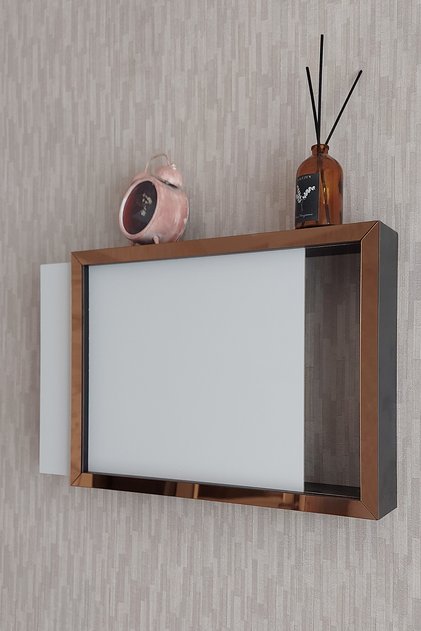 Cutie de depozitare pentru siguranțe și modem-wifi, de agățat pe perete, 30x40x7 cm! Cutie de depozitare - Cu capac plat