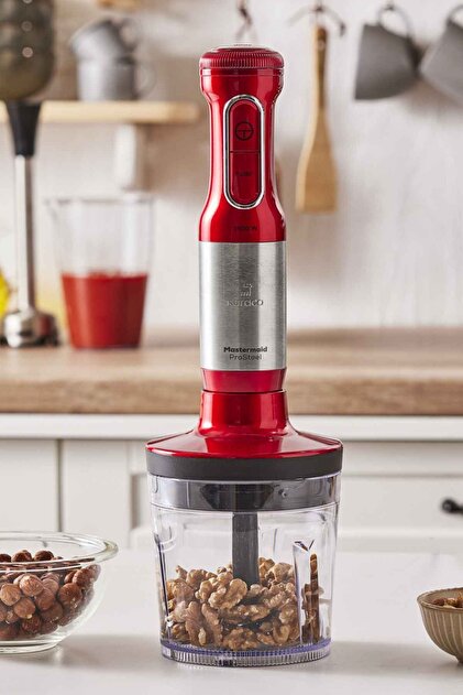 Karaca Mastermaid Prosteel 1500w Blender Seti Kırmızı-ınox