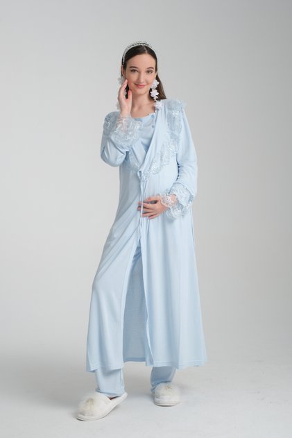 Venera Effortt Maternity Maternity Pajamas Set with Nursing