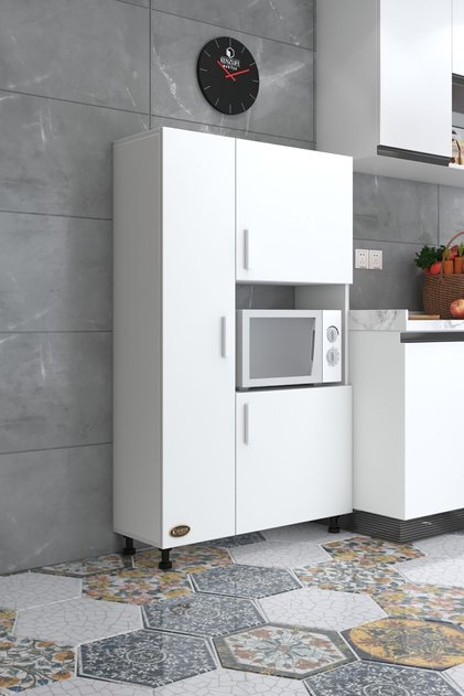 Mini Fırın Dolabı Alpkuntsağ Byz 148*90*30 Ayaklı Mikroalga Midi Fırın Mutfak