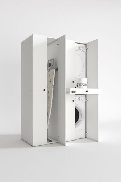 Kenzlife Çamaşır-Kurutma Makinesi Dolabı Şahrur Sol Byz 187*120*60