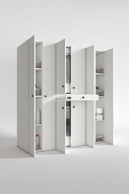 Kenzlife Çamaşır-Kurutma Makinesi Dolabı Nazzam Byz 187*170*60