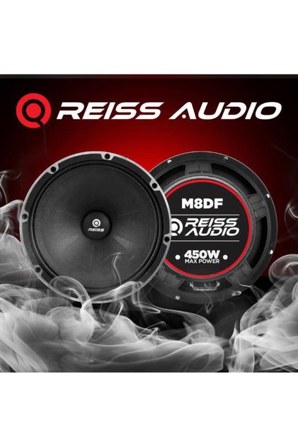 Rs- M8df 20cm Özel Seri Oto Midrange Hoparlör 450wat 200rms Iki Adet