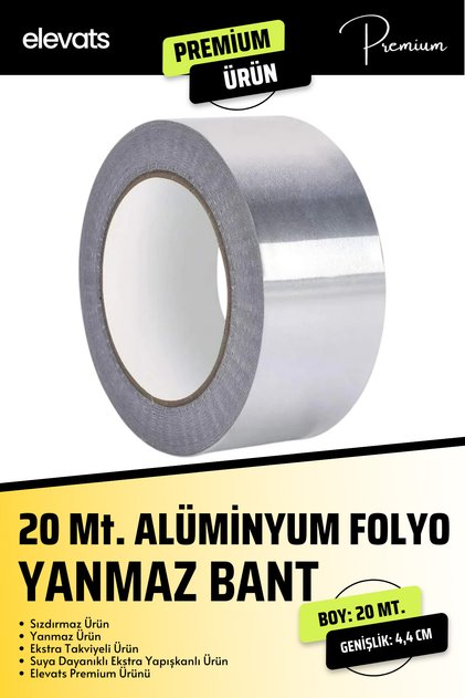 Premium Alüminyum Yanmaz Su Sızdırmaz Yüksek Güçlü Bant