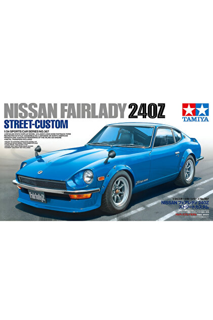 希少！【未開封・未組立】DATSUN FAIRLADY 240Z モデルキット TAMIYA 1/24 Nissan 240Z Street Custom Plastik Araba Maket Kiti