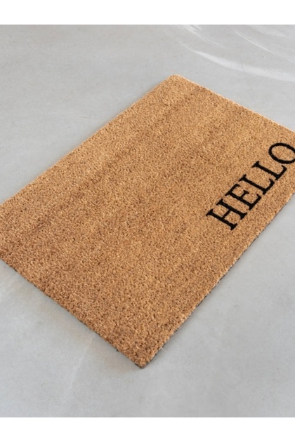Kapı Önü Paspası Hello Minimal Ev Hediyesi 40x60