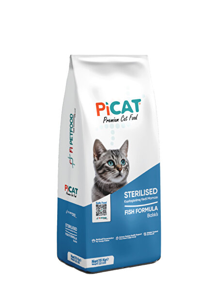 MAYA FAMİLY PET PETLOVEBUTİK PİCAT BALIKLI 15KG KISIRLAŞTIRILMIŞ