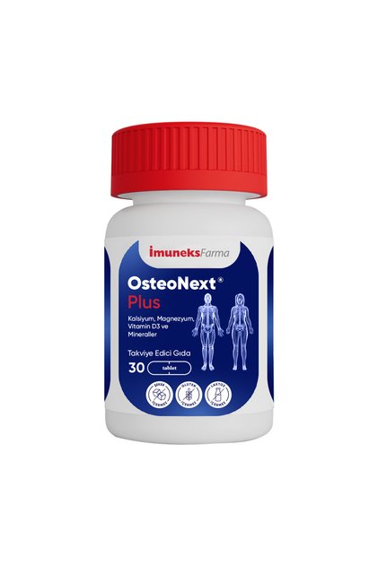Osteonext®plus Kalsiyum, Magnezyum, Vitamin D3 Ve Mineraller Içeren Takviye Edici Gıda 30 Tablet