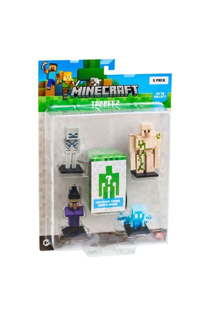 Minecraft PMI 3D Figür Toppeez 5'li Set MC2040 Model 4 - Fiyatı