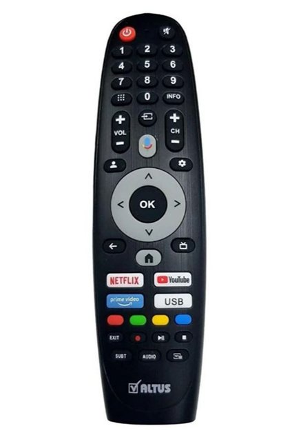 Altus Netflix - Youtube - Prime Video Tuşlu Ses Komutsuz Lcd Led TV Kumanda