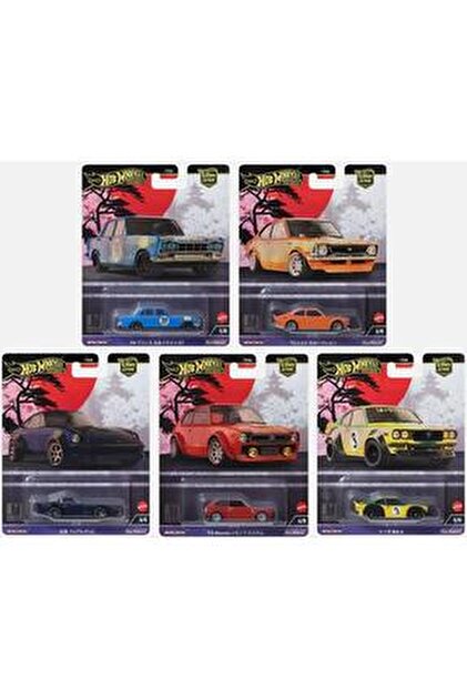 HOT WHEELS Premium Car Culture Japan Historic 4 5'li Set - Fiyatı