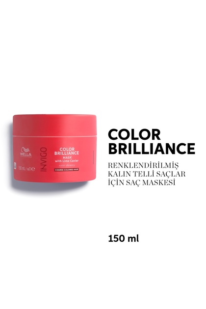 Invigo Color Brilliance Kalın Telli ve Boyalı Saçlar İçin Renk Koruyucu Saç Maskesi 150 ML