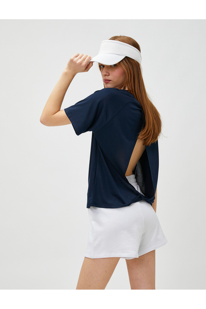 Modal Sports T-Shirt with Window Detail