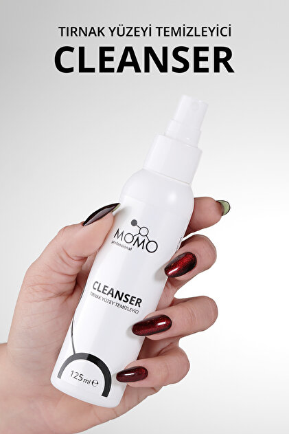 MOMO professional Cleanser, Tırnak Yüzey Temizleyici, 125 ml