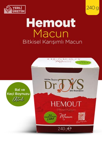 Hemout Macun Bal ve Keçiboynuzu Ekstreli Hemout Macunu 240g