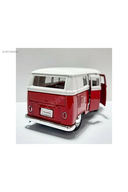 CarStore 1963 VOLKSWAGEN T1 MİNİBÜS WELLY LİSANSLI FULL METAL