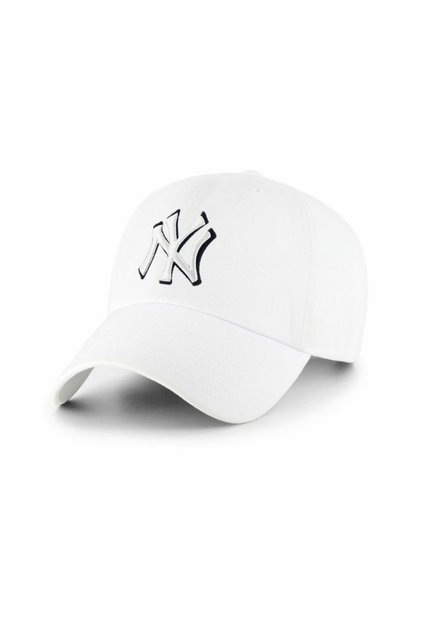 White Contoured Embroidered Hat with Adjustable Velcro on the Back