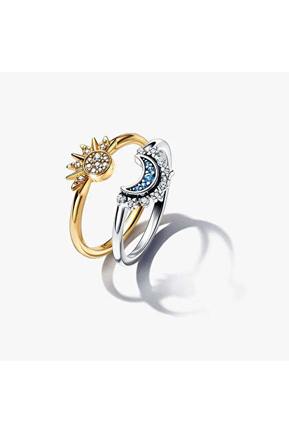 Unique Moon and Sun Friendship Ring Symbol of Friendship