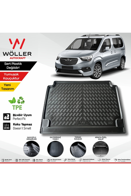 Opel Combo Bagaj Havuzu 2019 Sonrası 3d Ultraflex Esnek