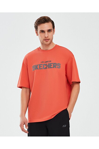 Skechers Graphic T-shirt M Short Sleeve Erkek Tişört S241070-600