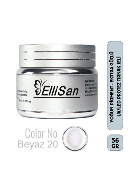 Ellisan Protez Tırnak Jeli - Builder Gel 56 gram Beyaz