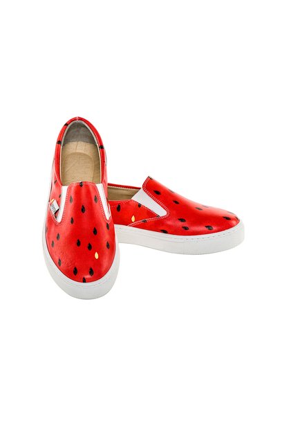 Renkli Baskılı Kadın Sneaker