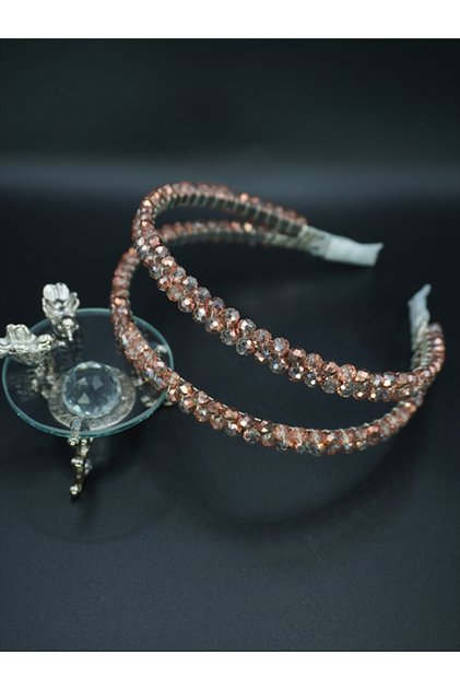 Double Bridal Crown Crystal and Metallic – Suitable for Wedding and Engagement - Stylish Design and Various Colors
