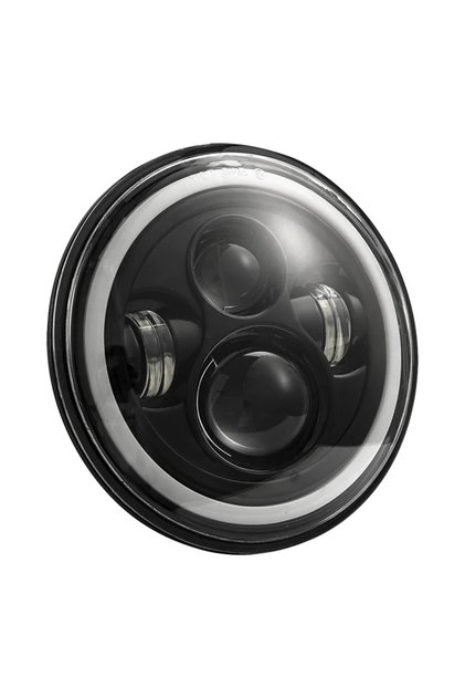 6000K 1PCs 1Pcs 7 Inch Moto Car Led Headlight H4 Round Headlight with Amber Turn Signal For Jeep Wra