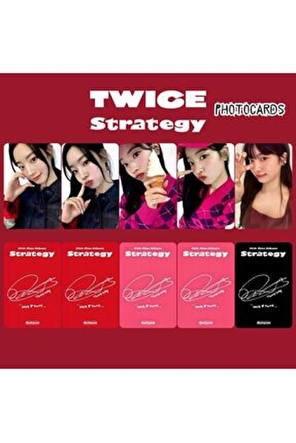 Kpop Dünyasi Twıce Momo '' Between 1&2 '' Imzalı Albüm Kart Seti