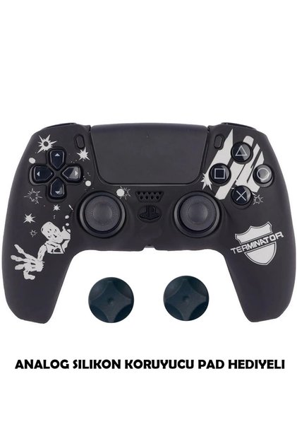 PS5 Dualsense Koruyucu Silikon Kılıf + Analog Silikon Koruyucu