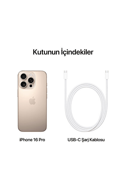 Apple iPhone 16 Pro 128GB Akıllı Telefon Desert Titanium MYNF3TU/A