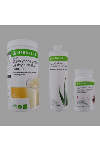 1 Adet Muz Shake 1 Adet Aloe 1 Adet Çay 51 gr