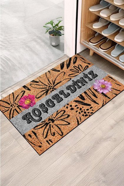 Door Mat - Modern and Stylish Door Mat | For Home, Office, and Outdoor Use (Rusti