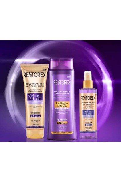 kolajen şampuan +kolajen 250ml sac kremi+kolajen 200ml sıvı saç kremi