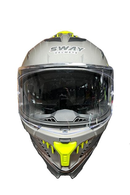 Sway Xbyc 865 Full Face Güneş Gözlüklü Kapalı Motosiklet Kaskı M