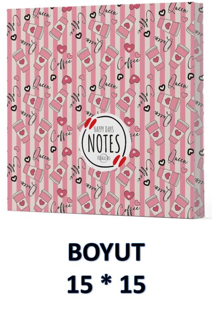 Vivago Art Coffee Unstried Notebook 15 X 15 cm Cloth Bag Gift Code 8