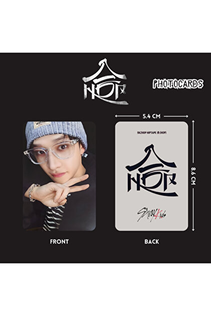 Kpop Dünyasi STRAY KIDS Bangchan '' Skzhop Hiptape '' Photocards